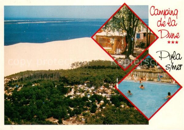 Pyla sur Mer Camping de la Dune Vue aerienne