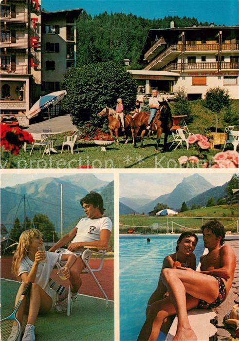 Morzine Hôtel Résidence Le Cret Tennis Piscine