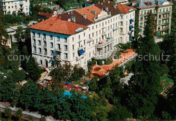 Locarno TI Grand Hotel Fliegeraufnahme