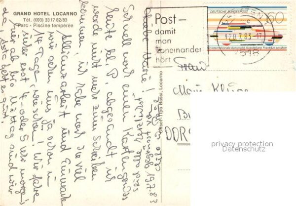 Locarno TI Grand Hotel Fliegeraufnahme – Bild 2