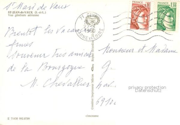 Saint-Jean-de-Vaux Vue aérienne – Bild 2