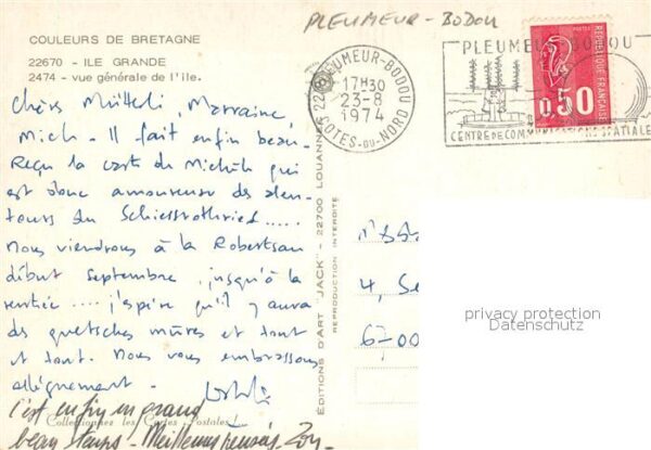 Ile Grande Pleumeur-Bodou Vue aérienne – Bild 2