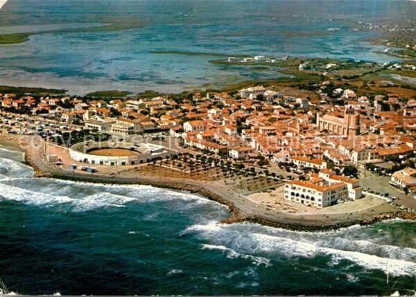 Les Saintes-Maries-de-la-Mer Vue aerienne