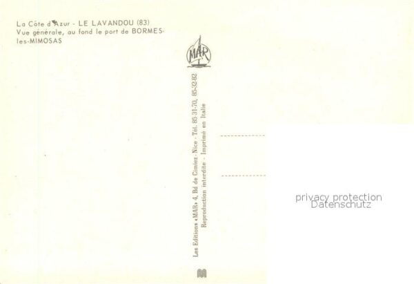 Le Lavandou Vue generale aerienne au fond le port d – Bild 2