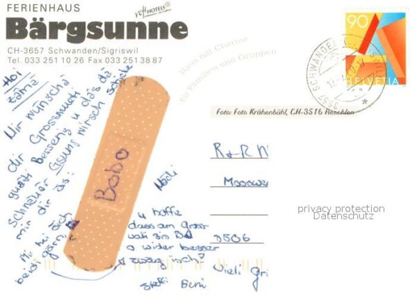 Schwanden Sigriswil Ferienhaus Bärgsunne Fliegeraufnahme – Bild 2