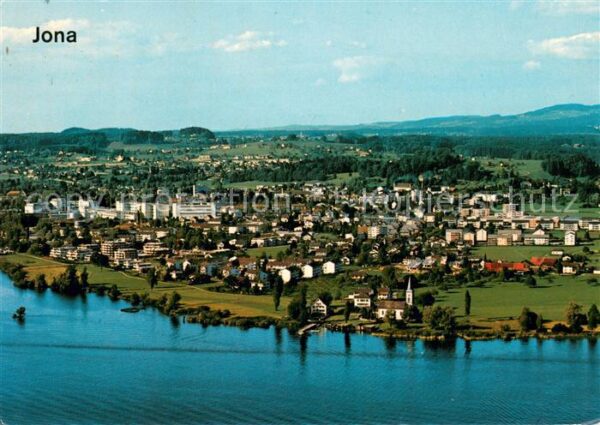 Jona am oberen Zürichsee Fliegeraufnahme