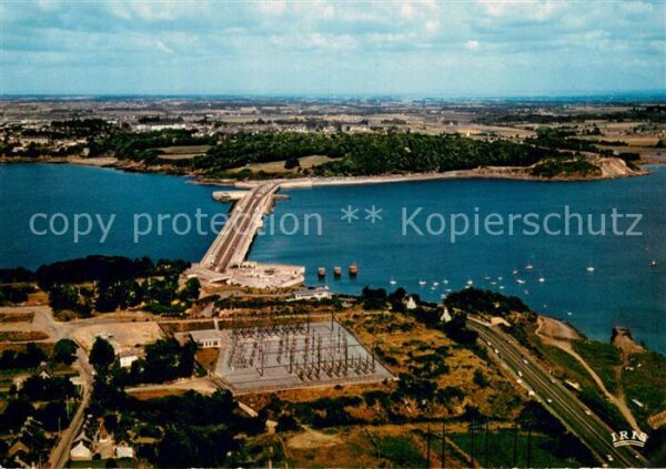 La Richardais Barrage de la Rance vue aérienne