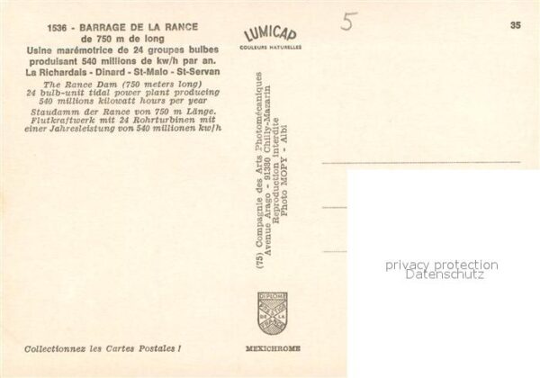 La Richardais Barrage de la Rance vue aérienne – Bild 2