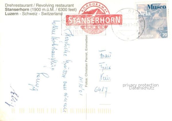 Stans NW Stanserhorn Bergrestaurant Drehrestaura – Bild 2