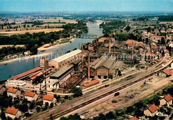 Imphy Les Aciéries vue aérienne