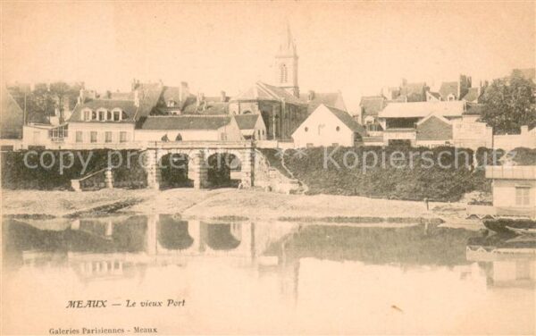 Meaux Seine et Marne Le vieux port