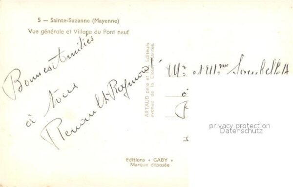 Sainte-Suzanne Mayenne Vue generale et Village du Pont neuf – Bild 2