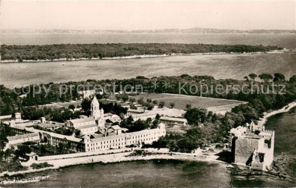 Ile Saint-Honorat Alpes Maritimes Vue aerienne