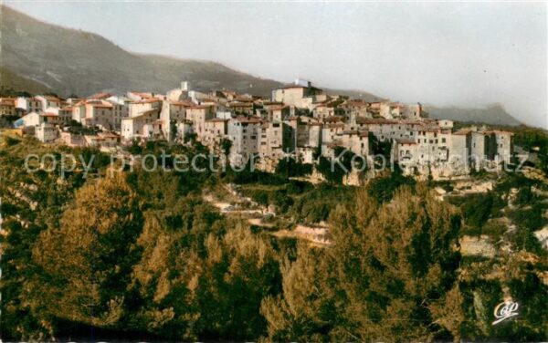 Tourrettes sur Loup Vue generale