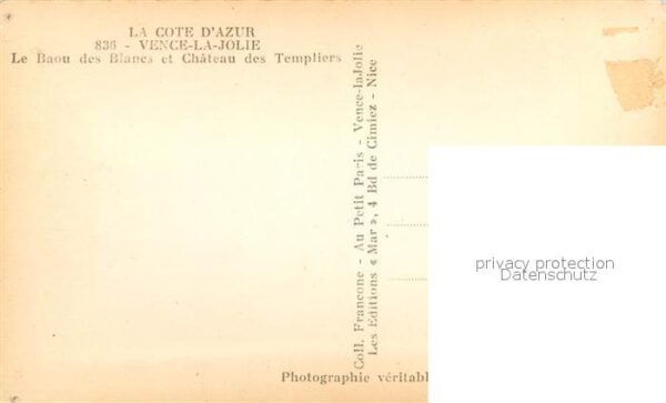 Vence-la-Jolie Le Baou des Blanes et Chateau des Templ – Bild 2