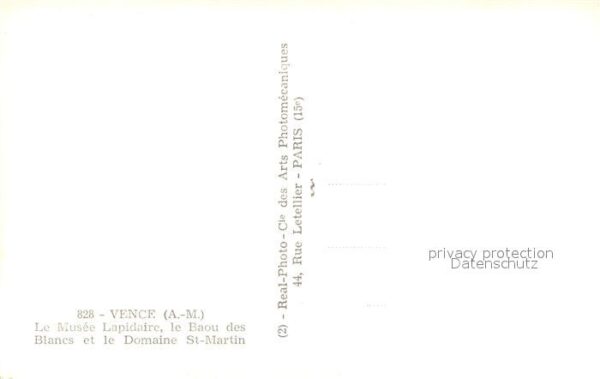 Vence-la-Jolie Le Musee Lapidaire le Baou des Blancs e – Bild 2