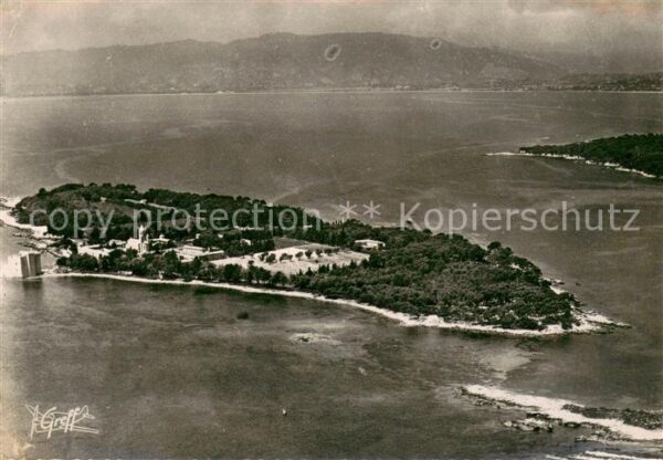 Cannes Alpes-Maritimes Vue aerienne Ile Saint Honorat