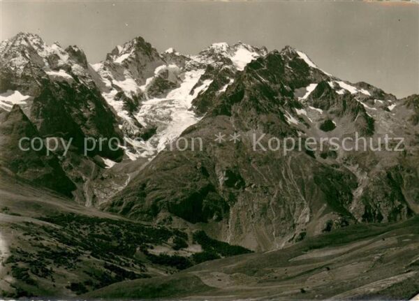 Col du Lautaret Vue sur le Glacier de l_Homme