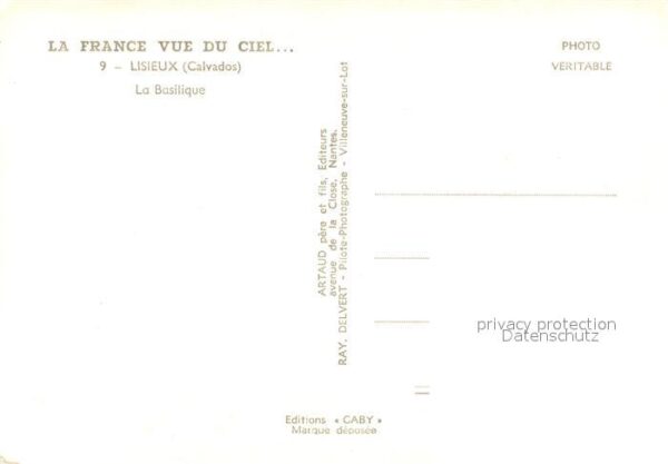 Lisieux La Basilique Vue aerienne – Bild 2