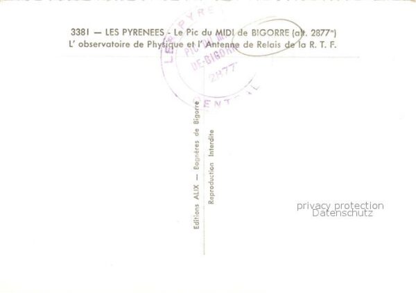 Bigorre Hautes Pyrenees Region Les Pyrenees Le Pic du Midi Observatoir – Bild 2