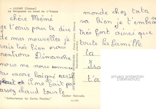 Joigny Yonne La Baignade au bord de l'Yonne – Bild 2