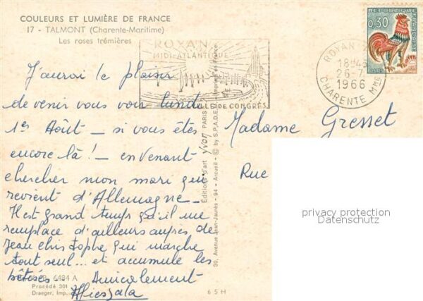 Talmont-Bourgenay Les roses tremieres – Bild 2