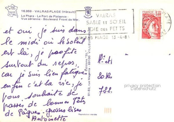 Valras-Plage Le Phare Le Port de Plaisance Vue aerie – Bild 2