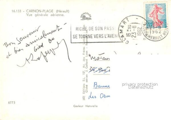 Carnon Plage Vue generale aerienne – Bild 2