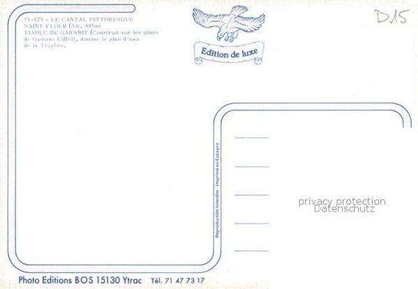 Saint-Flour Cantal Viaduc de Garabit – Bild 2