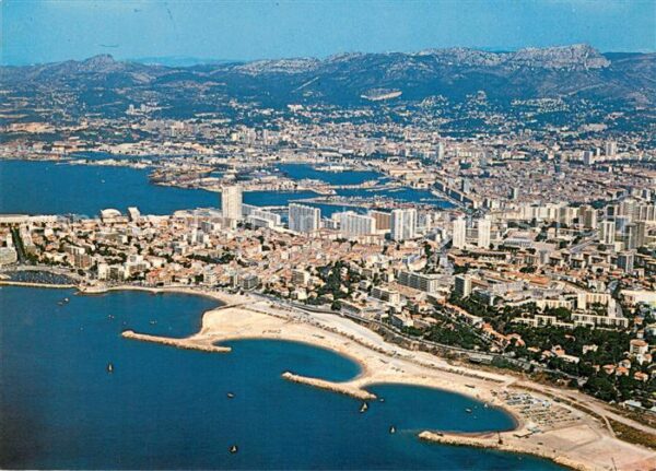 Toulon Var Le Mourillon le port Vue aerienne