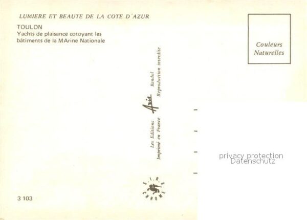 Toulon Var Yachts de plaisance cotoyant les batime – Bild 2