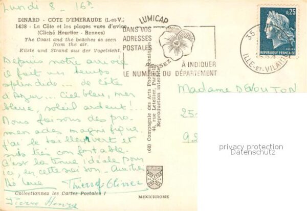 Dinard 35 La Cote et les plages vues aerienne – Bild 2