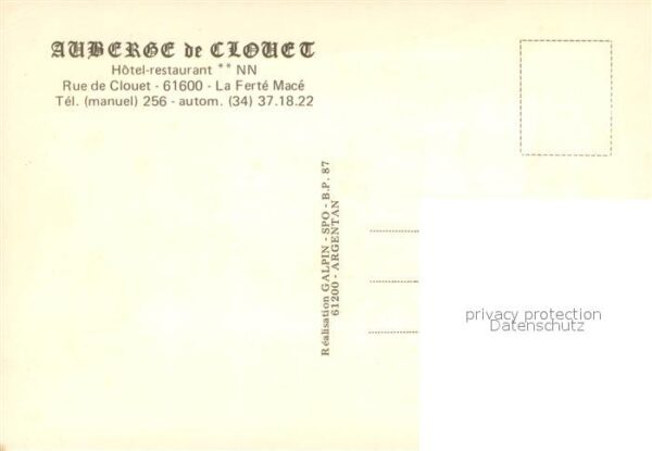 La Ferte-Mace Auberge de Clouet – Bild 2