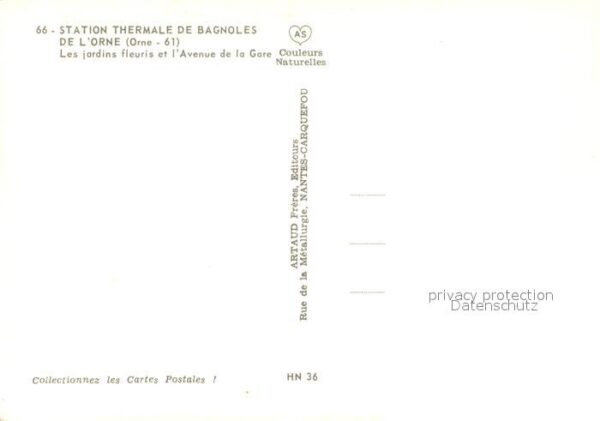 Bagnoles-de-l Orne Station Thermale Les jardins fleuris et – Bild 2