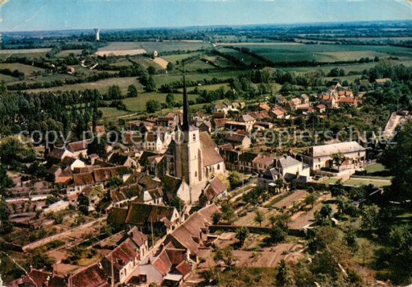 Saint-Prive Yonne Vue generale aerienne