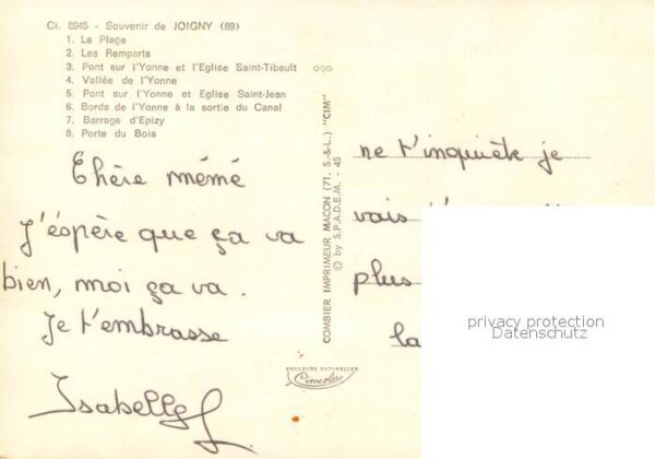 Joigny Yonne Vue partielle – Bild 2