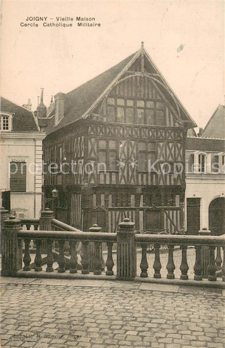 Joigny Yonne Vieille Maison Cercle Catholique Milita