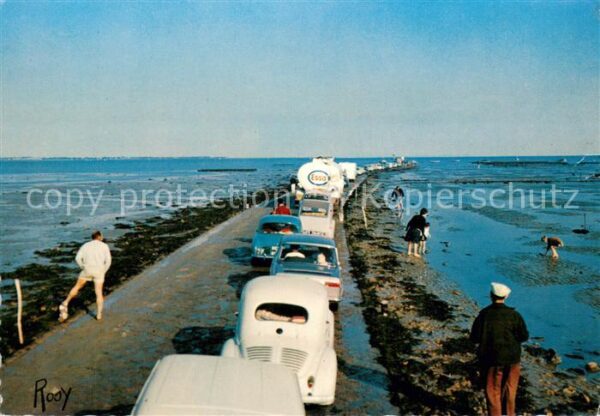 Ile de Noirmoutier Le Passage du Gais avant que la mer ne