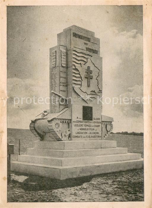 Fye Monument aux Morts de la 2e DB