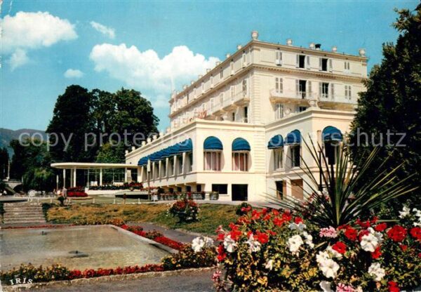 Divonne-les-Bains Le Casino et ses jardins fleurs