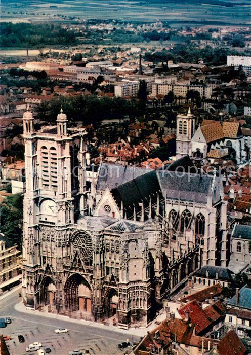 Troyes Aube Vue aerienne La Cathedrale St Pierre et