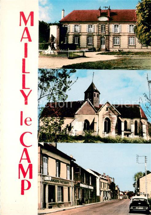 Mailly-le-Camp Ecole de Garcons Eglise St Martin Rue d