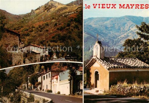 Mayres Ardeche Panorama Kapelle