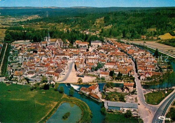 Mussy-sur-Seine Vue generale aerienne