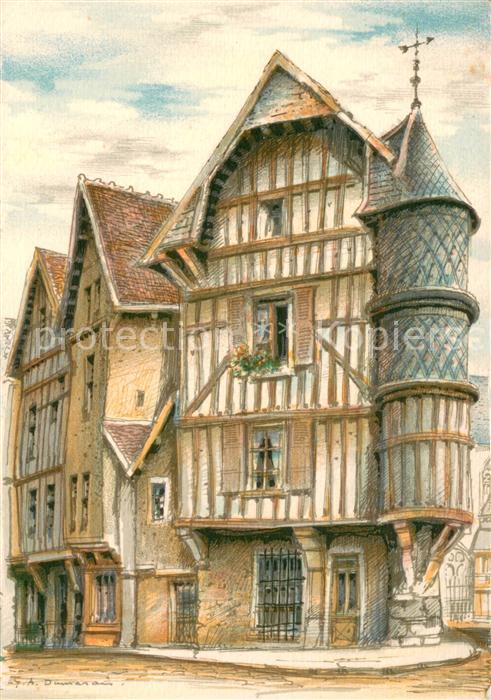 Troyes Aube La Tour de l’Orfevre rue Champeaux