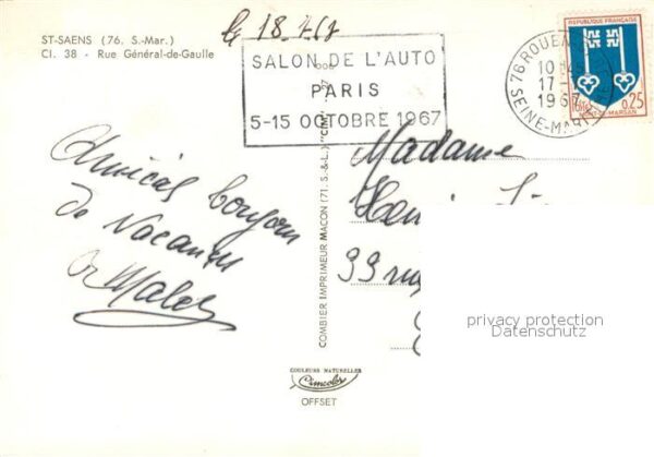 Saint-Saens Rue General de Gaulle – Bild 2