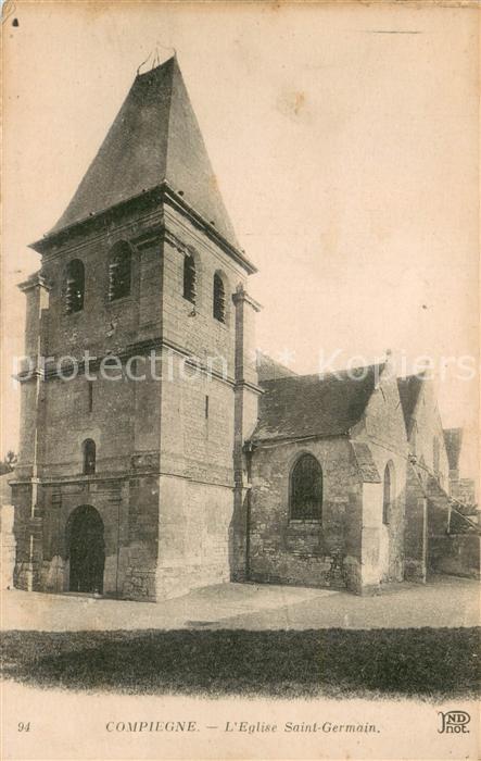 Compiegne Oise Eglise Saint Germain