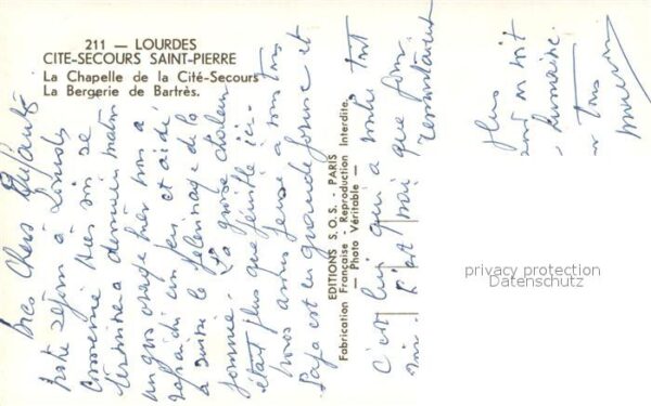 Lourdes Hautes Pyrenees Cite Secours Saint Pierre La Chapelle d – Bild 2