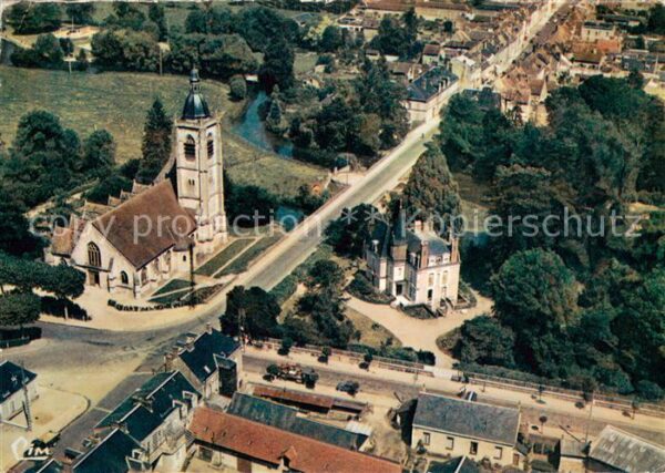 Nogent-le-Rotrou Vue aerienne Eglise St Hilaire