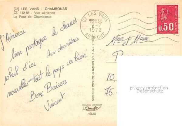 Les Vans Vue aerienne Le Pont de Chambonas – Bild 2
